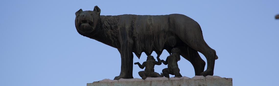 Latein am MTG - Romulus und Remus mit der Wölfin